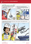 toolbox talk, lifting operations, visual health and safety