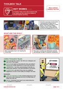 Hot Works | Toolbox Talk