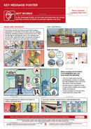Hot Works | Key Message Poster
