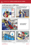 toolbox talk, chemical hazards, gas cylinders, correct storage, visual health and safety