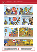 safety comic, lifting and rigging, lifting operations, safety cartoon