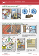 visual standard, toolbox talk, key message poster, safety poster, working at height, falls from height, mobile elevated work platforms (MEWP)