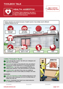 toolbox talk, health, asbestos, safety cartoon