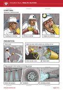 toolbox talk, health, disease prevention, lung disease,silicosis, mining, 