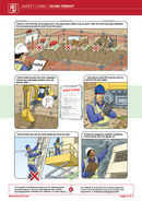 safety comic, work permit, safety cartoon