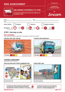 risk assessment, delivering materials