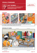 visual standard, hot works, fire prevention