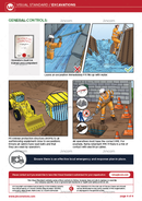 visual standard, excavations, safety controls
