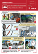 safety comic, road safety, isiZulu